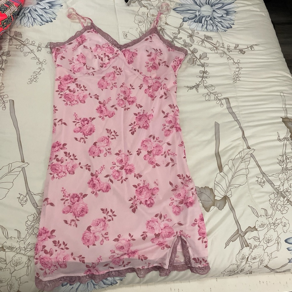 Wild Fable pink floral dress